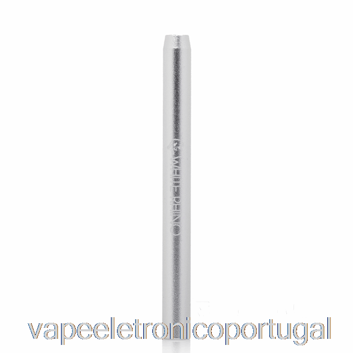 Vape Eletrônico Branco Rinoceronte Metal Morcego Provador Tubo Prata